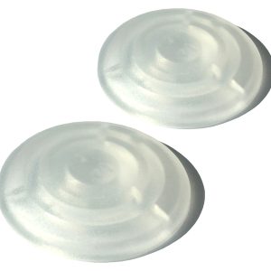 Komplet odbojników samoprzylepnych ściennych 2 szt. 40 mm transparentne 209788 Komplet odbojników samoprzylepnych ściennych 2 szt. 40 mm transparentne 209788