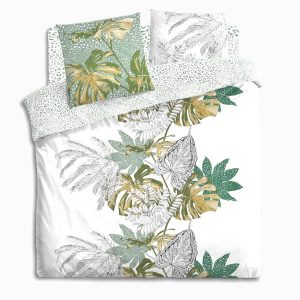 Komplet pościeli bawełnianej dla 2 osób MONSTERA, 240×220 cm 487450 Komplet pościeli bawełnianej dla 2 osób MONSTERA, 240×220 cm 487450