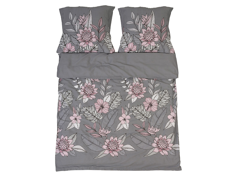 Komplet pościeli Blomster bawełna 160x200 cm + 2x70x80 cm 55216