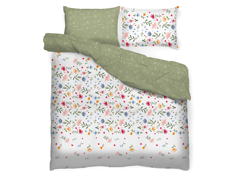 Komplet pościeli Folky bawełna 160x200 cm + 2x70x80 cm 48539