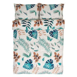 Komplet pościeli Monstera bawełna 160×200 cm + 2x70x80 cm 52974 Komplet pościeli Monstera bawełna 160×200 cm + 2x70x80 cm 52974
