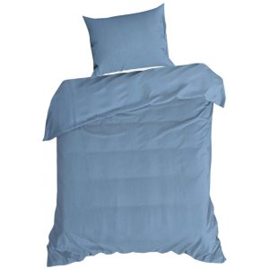 Komplet pościeli muślinowej 100% bawełna niebieski 140×200 + 70×80 1032048 Komplet pościeli muślinowej 100% bawełna niebieski 140×200 + 70×80 1032048