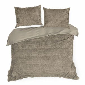 Komplet pościeli TIFFANY 160×200 beżowa futerkowa 992452