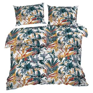 Komplet pościeli z mikrofibry Jungle 160×200 + 2x70x80 cm 708696