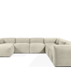 KONSIMO BUFFO Duży miękki narożnik ecru, kształt U, szer. 356 cm 850011 KONSIMO BUFFO Duży miękki narożnik ecru, kształt U, szer. 356 cm 850011