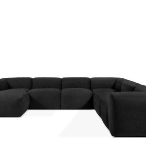 KONSIMO BUFFO Duży miękki narożnik grafitowy, boho szer. 356 cm 849896 KONSIMO BUFFO Duży miękki narożnik grafitowy, boho szer. 356 cm 849896