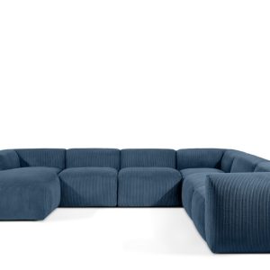 KONSIMO BUFFO Duży miękki narożnik granatowy, kształt U, szer. 356 cm 850046 KONSIMO BUFFO Duży miękki narożnik granatowy, kształt U, szer. 356 cm 850046