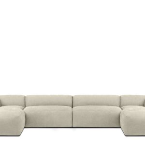 KONSIMO BUFFO Duży Narożnik modułowy do salonu, ecru, kształt U 366797 KONSIMO BUFFO Duży Narożnik modułowy do salonu, ecru, kształt U 366797