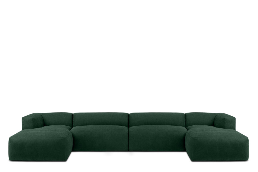 KONSIMO BUFFO Duży Narożnik modułowy, morski, boho, kształt U 366778