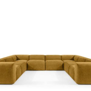 KONSIMO BUFFO Imponujący Narożnik modułowy, miodowy 352×281 cm 850027 KONSIMO BUFFO Imponujący Narożnik modułowy, miodowy 352×281 cm 850027