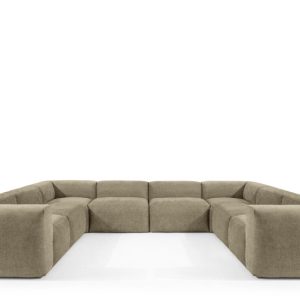 KONSIMO BUFFO Imponujący Narożnik modułowy, piaskowy 352×281 cm 850033 KONSIMO BUFFO Imponujący Narożnik modułowy, piaskowy 352×281 cm 850033