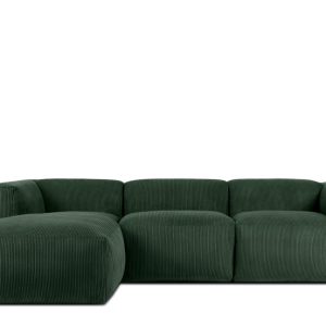 KONSIMO BUFFO Narożnik modułowy lewy, ciemny zielony, szer. 285 cm 850043 KONSIMO BUFFO Narożnik modułowy lewy, ciemny zielony, szer. 285 cm 850043