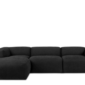 KONSIMO BUFFO Narożnik modułowy lewy, grafitowy, boho szer. 285 cm 850016 KONSIMO BUFFO Narożnik modułowy lewy, grafitowy, boho szer. 285 cm 850016