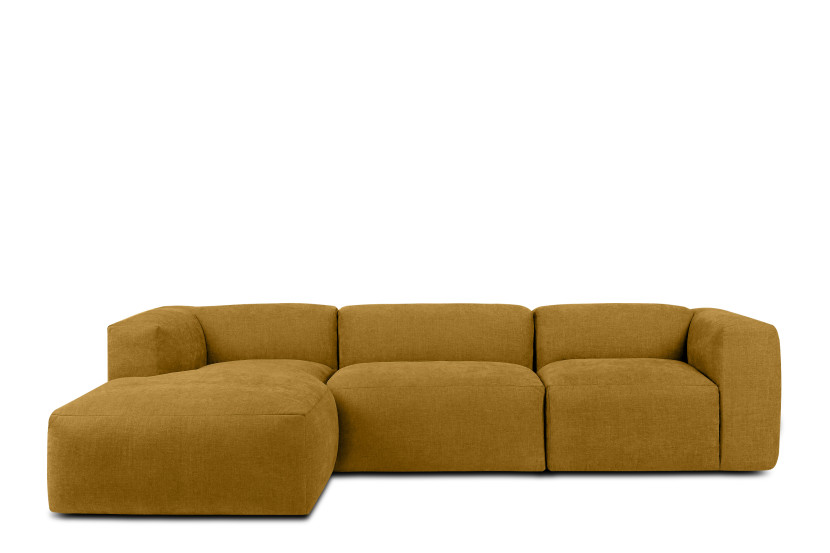 KONSIMO BUFFO Narożnik modułowy lewy, miodowy, boho szer. 285 cm 850014