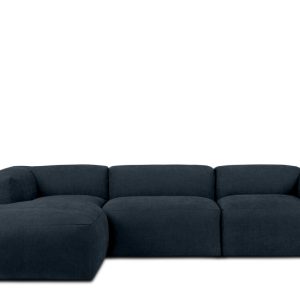 KONSIMO BUFFO Narożnik modułowy lewy, niebieski, boho szer. 285 cm 849911 KONSIMO BUFFO Narożnik modułowy lewy, niebieski, boho szer. 285 cm 849911