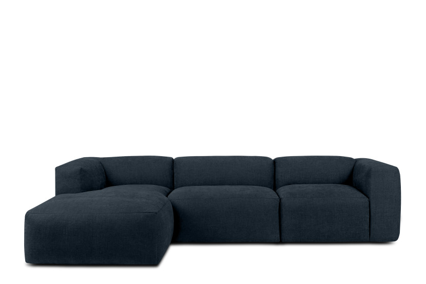 KONSIMO BUFFO Narożnik modułowy lewy, niebieski, boho szer. 285 cm 849911