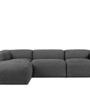 KONSIMO BUFFO Narożnik modułowy lewy, popielaty, boho szer. 285 cm 850008 KONSIMO BUFFO Narożnik modułowy lewy, popielaty, boho szer. 285 cm 850008