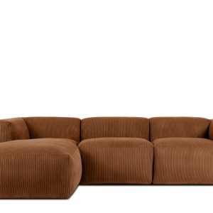 KONSIMO BUFFO Narożnik modułowy lewy, rudy sztruks, boho szer. 285 cm 849903 KONSIMO BUFFO Narożnik modułowy lewy, rudy sztruks, boho szer. 285 cm 849903