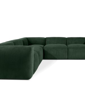 KONSIMO BUFFO Narożnik wypoczynkowy, ciemnozielony 281×281 cm 849907 KONSIMO BUFFO Narożnik wypoczynkowy, ciemnozielony 281×281 cm 849907