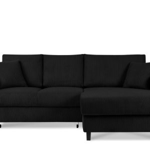 KONSIMO EGRET Rozkładany sztruksowy narożnik prawy w stylu hygge 822335 KONSIMO EGRET Rozkładany sztruksowy narożnik prawy w stylu hygge 822335