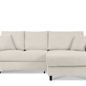 KONSIMO EGRET Rozkładany sztruksowy narożnik prawy w stylu hygge 822340 KONSIMO EGRET Rozkładany sztruksowy narożnik prawy w stylu hygge 822340
