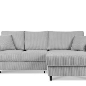 KONSIMO EGRET Rozkładany sztruksowy narożnik prawy w stylu hygge 822343 KONSIMO EGRET Rozkładany sztruksowy narożnik prawy w stylu hygge 822343