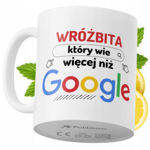 Kubek Dla Wróżbity na Prezent z Nadrukiem ze Zdjęciem 330 ml PoliDraw 969356 Kubek Dla Wróżbity na Prezent z Nadrukiem ze Zdjęciem 330 ml PoliDraw 969356