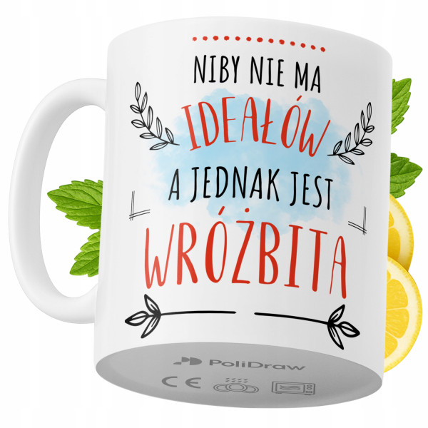 Kubek Dla Wróżbity na Prezent z Nadrukiem ze Zdjęciem 330 ml PoliDraw 967659