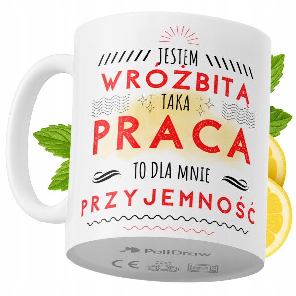 Kubek Dla Wróżbity na Prezent z Nadrukiem ze Zdjęciem 330 ml PoliDraw 967985