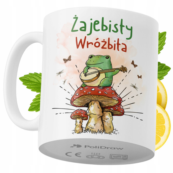 Kubek Dla Wróżbity na Prezent z Nadrukiem ze Zdjęciem 330 ml PoliDraw 968274