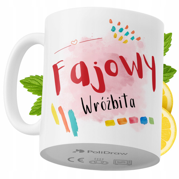 Kubek Dla Wróżbity na Prezent z Nadrukiem ze Zdjęciem 330 ml PoliDraw 968514