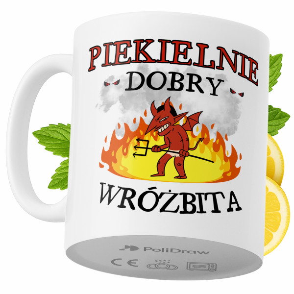 Kubek Dla Wróżbity na Prezent z Nadrukiem ze Zdjęciem 330 ml PoliDraw 968993