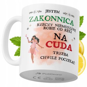 Kubek Dla Zakonnicy na Prezent z Nadrukiem ze Zdjęciem 330 ml PoliDraw 969350 Kubek Dla Zakonnicy na Prezent z Nadrukiem ze Zdjęciem 330 ml PoliDraw 969350