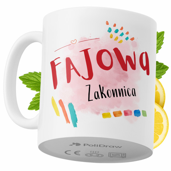 Kubek Dla Zakonnicy na Prezent z Nadrukiem ze Zdjęciem 330 ml PoliDraw 967778