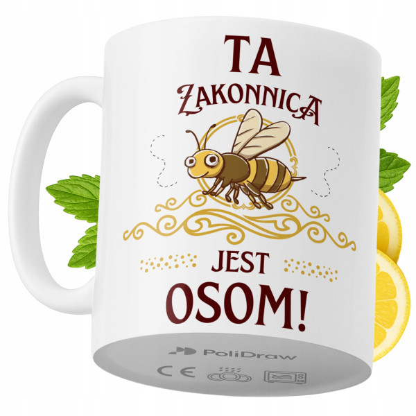 Kubek Dla Zakonnicy na Prezent z Nadrukiem ze Zdjęciem 330 ml PoliDraw 967932