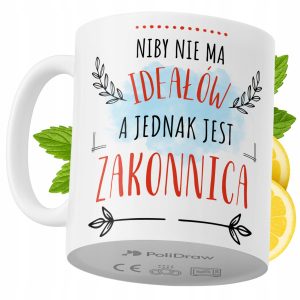 Kubek Dla Zakonnicy na Prezent z Nadrukiem ze Zdjęciem 330 ml PoliDraw 968954 Kubek Dla Zakonnicy na Prezent z Nadrukiem ze Zdjęciem 330 ml PoliDraw 968954
