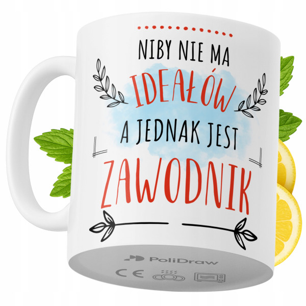 Kubek Dla Zawodnika na Prezent z Nadrukiem ze Zdjęciem 330 ml PoliDraw 969333