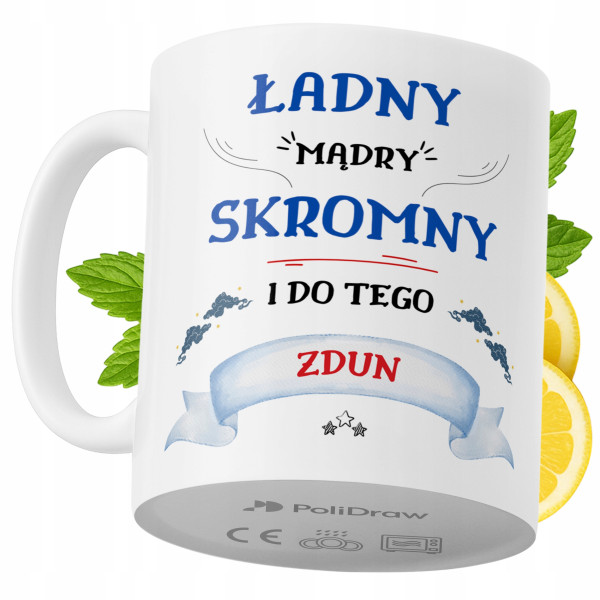 Kubek Dla Zduna na Prezent z Nadrukiem ze Zdjęciem 330 ml PoliDraw 968830