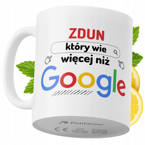 Kubek Dla Zduna na Prezent z Nadrukiem ze Zdjęciem 330 ml PoliDraw 967933