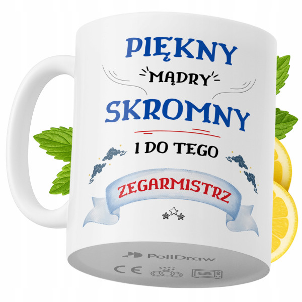 Kubek Dla Zegarmistrza na Prezent z Nadrukiem ze Zdjęciem 330 ml PoliDraw 967822