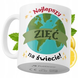 Kubek Dla Zięcia na Prezent z Nadrukiem ze Zdjęciem 330 ml PoliDraw 967633 Kubek Dla Zięcia na Prezent z Nadrukiem ze Zdjęciem 330 ml PoliDraw 967633