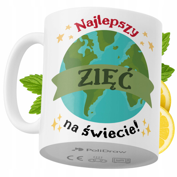Kubek Dla Zięcia na Prezent z Nadrukiem ze Zdjęciem 330 ml PoliDraw 967633