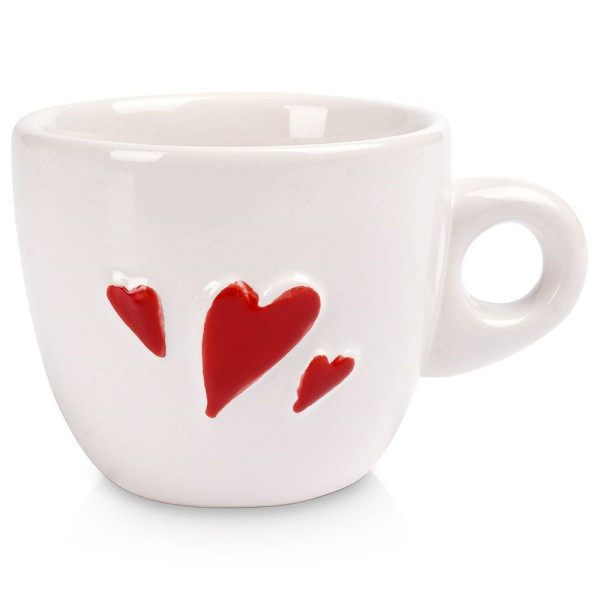 Kubek do espresso ceramiczna SERCE 80 ml 356635