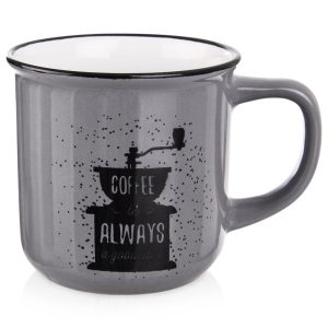Kubek do kawy ziół napojów ceramiczny 370 ml 177771 Kubek do kawy ziół napojów ceramiczny 370 ml 177771