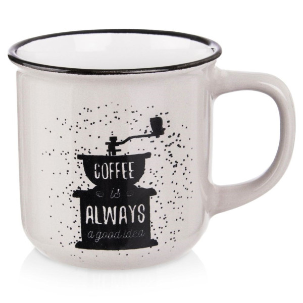Kubek do kawy ziół napojów ceramiczny 370 ml 177769