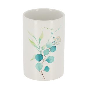 Kubek łazienkowy Aquarelle Biały 350 ml ceramika nowoczesny 669239