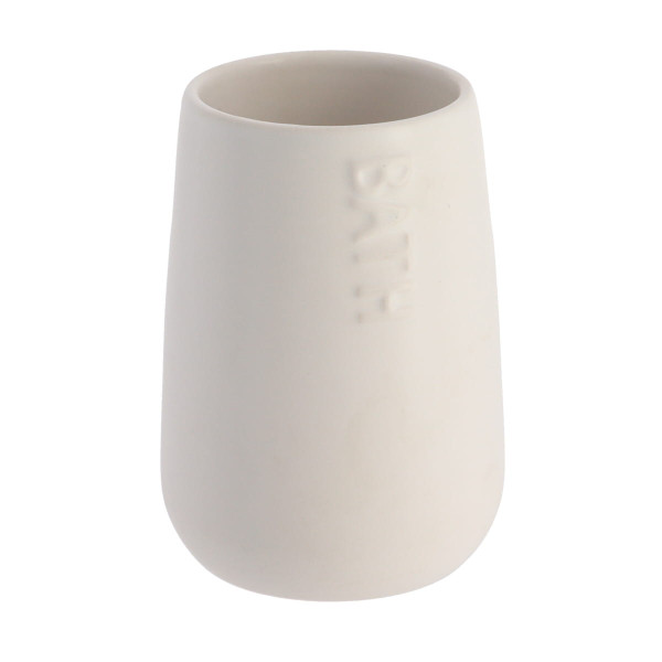 Kubek łazienkowy Attolico Biały dolomit 450 ml nowoczesny 669258
