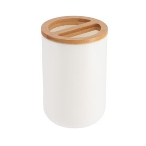 Kubek łazienkowy Besson na szczoteczki i pastę, bambusowy, 300ml, Tendance 669263