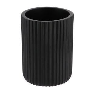 Kubek Łazienkowy Czarny 200ml Poliresing Nowoczesny 668946 Kubek Łazienkowy Czarny 200ml Poliresing Nowoczesny 668946