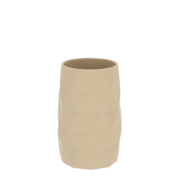 Kubek łazienkowy Lorantos beżowo-złoty 250 ml Glamour 668931